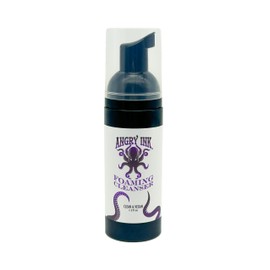 Angry Ink® Foam Cleanser for Tattoos. Clean and Vegan Ingredients. Unscented and petroleum free.