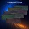 SurnQiee Wireless Backlit Keyboard and Mouse Combo, 2.4G Rechargeable Ultra