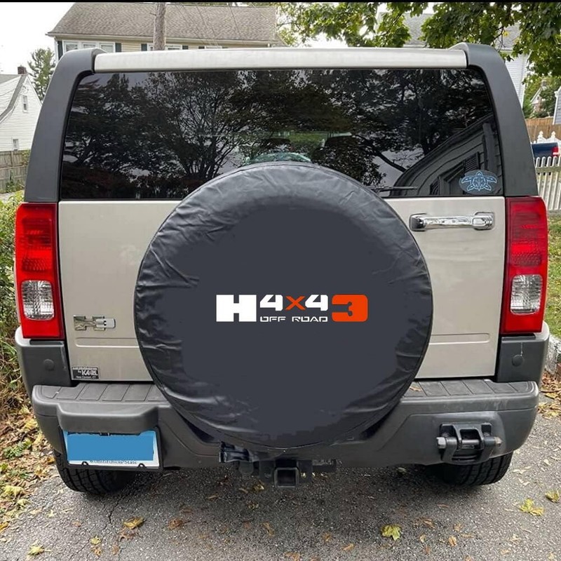 Aolowewin for Jeep SUVs, Hummer H3 Spare Tire Cover, Spare