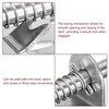 sourcing map Barrel Bolt Latch, 1Pcs 10x128mm - Stainless Steel
