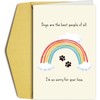 Pet Loss Sympathy Card for Dog Owner, Dog Loss Card