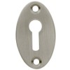 Nostalgic Warehouse Classic Keyhole Cover, Satin Nickel, 701370