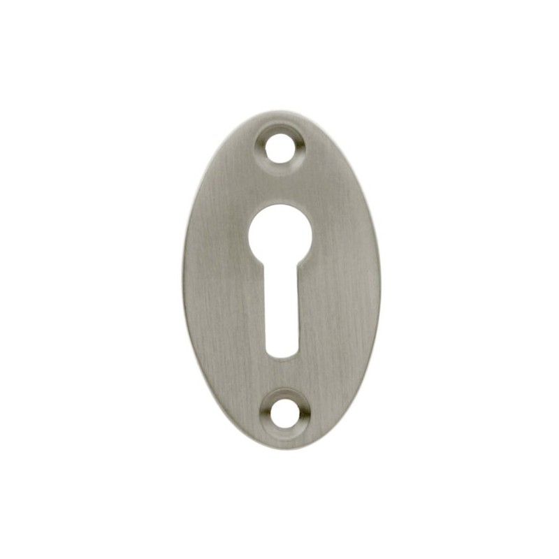 Nostalgic Warehouse Classic Keyhole Cover, Satin Nickel, 701370