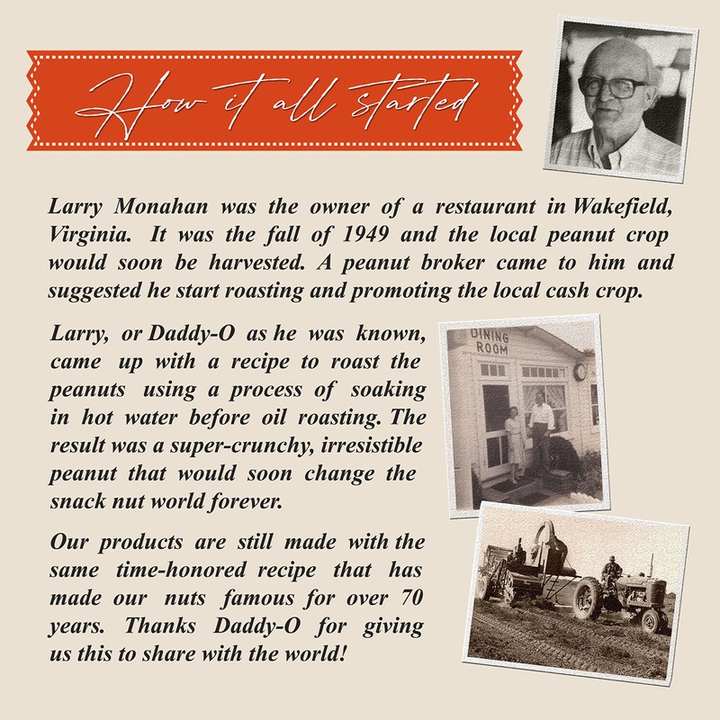 The 1949 Nut Co. Gourmet Salted Virginia Style Peanuts Oil