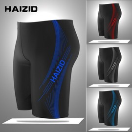 A90 Plus Size Men's Anti-Embarrassment 5-Point Swimming Trunks Quick-dry 022 Sapphire Blue + 4XL [Recommended 75.00 Kg-85.00 Kg 10ea