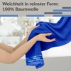 Lashuma Towel Set 50 x 100 cm Blue - Aquamarine,