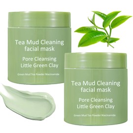 2PCS Green Tea Mask Stick for Face,Deep Cleanse Green Mask Stick for Men and Women,Moisturizing Green Tea Face Mask Stick A