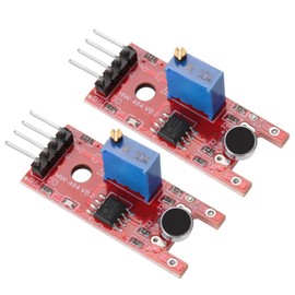 MECCANIXITY 2 Pcs Microphone Sound Sensor KY-038 Voice Detection Module Voice Sound Detection Sensor Module for Voice-Activated Switch