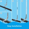 Lusheer Boat Trailer Guide-ons 48“, Guide Pole Kit，Heavy Duty 2PCS
