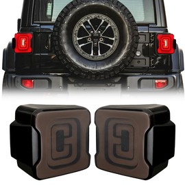 EOMD Smoked Cover Tunnel Tail light Compatible with 2018-2025 Jeep Wrangler JL