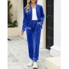 Women's Velour Tracksuit Set 2 Piece Loungewear Joggers Set Ladies