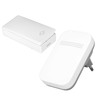 Self Powered Door Bell with Receiver Automatic Ringing Push Button