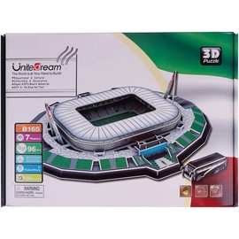 Auveach 3D Puzzle World Famous 3D Puzzle Football Field Puzzle for Children Boys Toy with DIY Magic Insert (Juven Stadium (Italy)