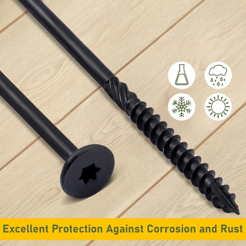Valorada 20Pcs 6.3 x 73mm Wood Screws, Decking Screws, Heavy