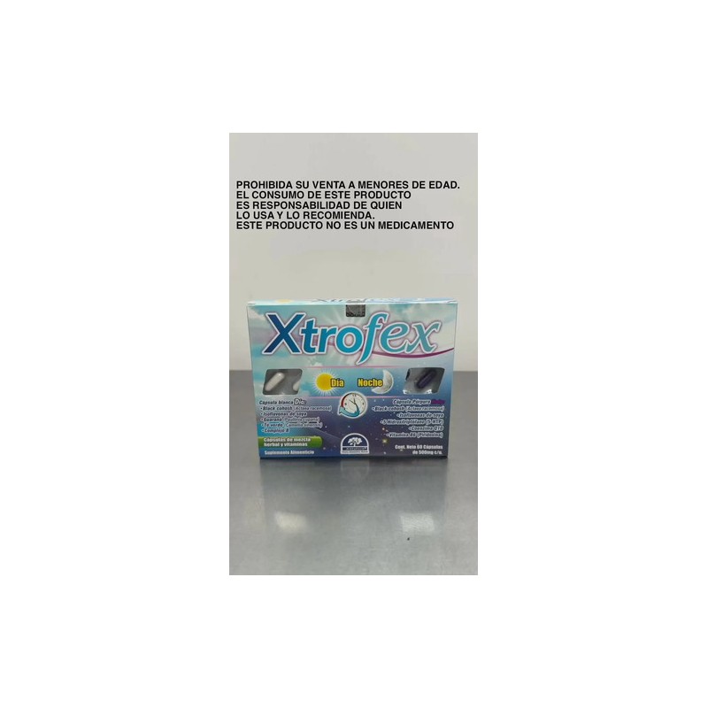 Xtrofex Día Noche Caja Capsulas Menopausia Sabor
