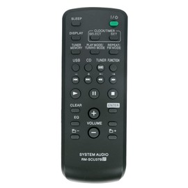 RM-SCU37B Replace Remote Control fit for Sony Mini HI-FI Component System HCD-CBX3 HCD-BX30R LBT-SH2000 CMT-FX205 CMT-FX200 MHC-EX600 MHC-EX99 MHC-EX88 MHC-EX66 HCD-EC59 MHC-ESX8 MHC-ESX9 HCD-EX700