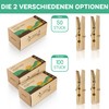 greenli® 50 x Bamboo Clothes Pegs, 6 cm, The Sustainable