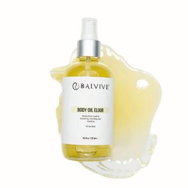 BALVIVE Body Oil 8 oz –Weightless, Non-Greasy & Fast-Absorbing Body Moisturizing Oil with Meadowfoam and Black Currant Oil - Skin Hydration for Natural Glow- Oil for Firm, Smooth & Radiant Skin
