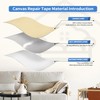 KING MOUNTAIN Canvas Repair Patch 16×60 Inch Self-Adhesive Waterproof Fabric