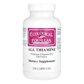 Vitamina B1 Allithiamine Ecological Formulas 250 Cpsulas Energa