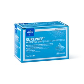 Medline Sureprep Skin Protective Barrier Wipe - Box of 50 - MSC1500