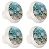 NEWzone 4 Pack Drawer Knobs Beach Starfishes Shell Cabinet Knobs