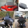WYNMOTO Smoke 10.5'' Windshield Windscreen for Harley Street Electra Glide