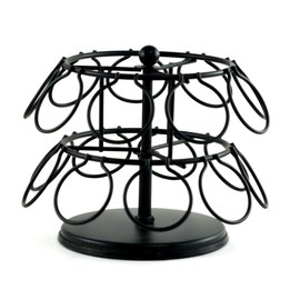 Tannex 68305 Mini K-Cup Carousel 18 K-Cups, Black, D7.5" x H6.5"