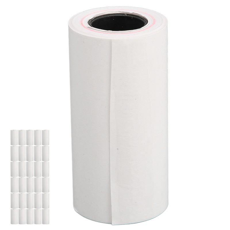 30pcs Thermal Printing Paper 57x30mm Uniform Coating Clear Printing Receipt