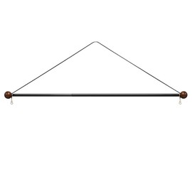 Tapestry Hanging Telescopic Rod Aesthetic Tapestries Room Deco Scalable Wall Hanging Bar Banner Hanger Pole (17-32 inch/brown)