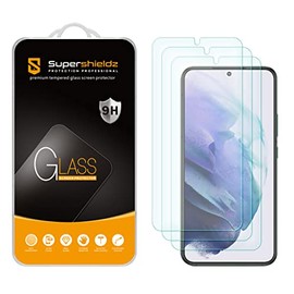 (3 Pack) Supershieldz Designed for Galaxy S22 5G Tempered Glass Screen Protector, Anti Scratch, Bubble Free