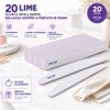 Kit 20 Lime per Unghie Professionali 100/180 | Doppia Grana