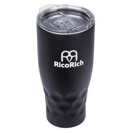 RR RicoRich Vacuum Insulated Tumbler with Lid Stainless Steel Double Wall 30.5 fl oz (900 ml) Black (RRWB11-BK-N)