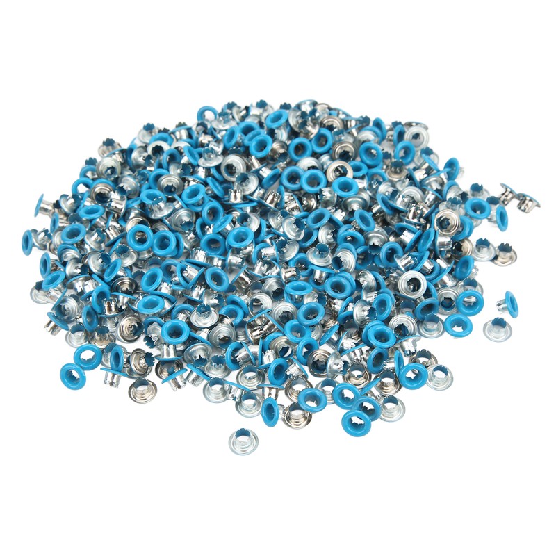 500Pcs Eyelet Grommet Round Edge Color Fine Workmanship Good Toughness