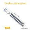 4PCS Kebab Skewers, Skewers Stainless Steel, Reusable, Sporks Stainless Steel,