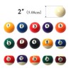 East Eagle Billiard/Pool Balls, Complete 16 Balls Set (2 Inch)