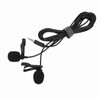 Black Double Head Lavalier Lapel Microphone No Driver Installation Required