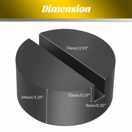 AutoXbert Car Jack Pad Rubber Lifting Undertray Protection Under Body Duty Adapter Heavy