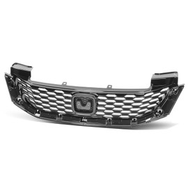 HO1200217 Factory Style Front Bumper Grill Grille Assembly Compatible with Honda Accord 2-Door 2013-2015, Painted Black