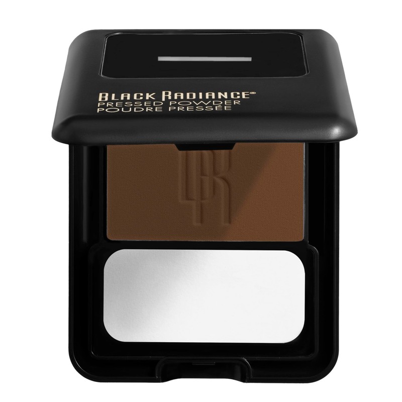 Black Radiance Pressed Powder, Pigment-Rich Matte Finish for Dark to