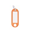 WEDO 262811806 Key Ring for Labelling, Orange, Pack of 100,