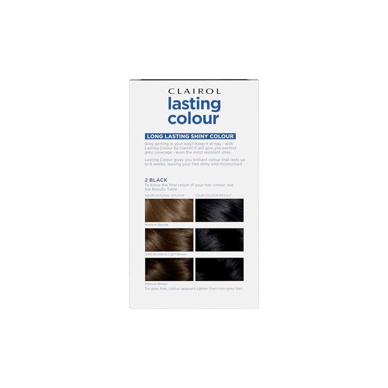 Clairol Lasting Colour Permanent Hair Dye | Ideal Grey Coverage