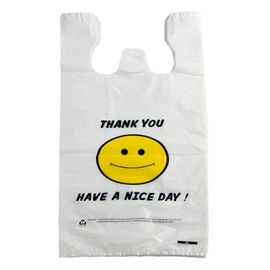 Origin OPPB100S Plastic Bag Smile Plastic Bag Smile Plastic Bag Smile Design Smile Plastic Bag Smile Design 2 Bundles Total 100 Sheets (Approx. 12.6 x 7.9 inches (32 x 20 cm)
