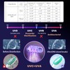UV Toothbrush Sanitizer Holder for 4 | Wall Mounted Toothbrush