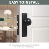 Newliplace 2 Pack Mortise Lock Door Knob Plates for Interior