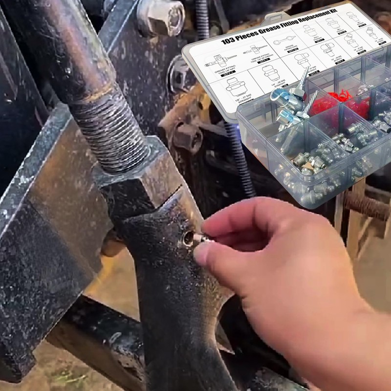 Grease Zerk Cleaner Tool, Grease Fitting Cleaning Tool Zerk Grease
