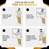 True Arc Beard Bib Apron, Hair Catcher for Men Shaving
