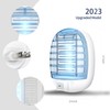 Flying Bug Zapper Indoor, Electronic Insect Killer, Mosquitoes Trap with
