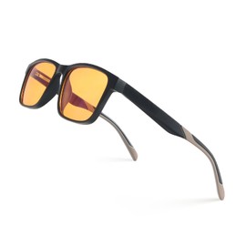 DXYXYO TR90 Gaming Glasses Men, Blue Light Blocking Glasses Women, Computer Gamer Glasses Powerful Professional Screen Filter Blackcoffee