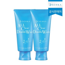Senka All Clear Double Wash 120g x 2 / 센카 올 클리어 더블 워시 120g 2개